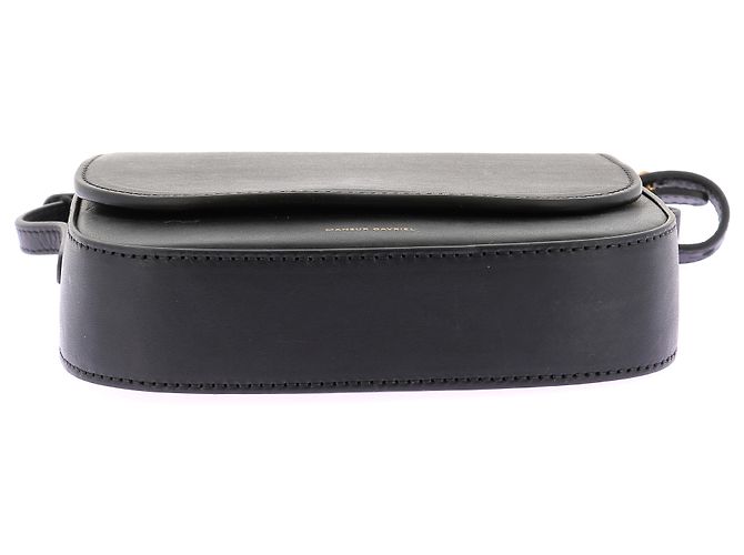 Borsa Mansur Gavriel Envelope Nera in Pelle Nero - vista 7