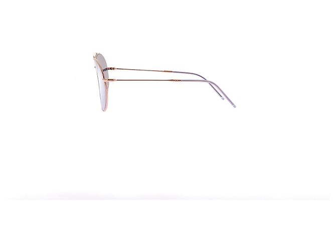 Ray-Ban Lunettes de soleil "Aviator Reverse" dorées - vue 5