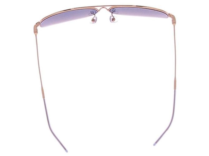 Ray-Ban Lunettes de soleil "Aviator Reverse" dorées - vue 6