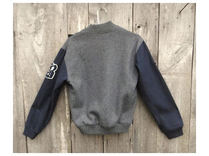 Bensimon Teddy B Team Jacke Grau Leinen Viskose - Ansicht 2