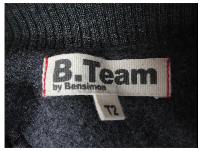 Bensimon Teddy B Team Jacke Grau Leinen Viskose - Ansicht 3