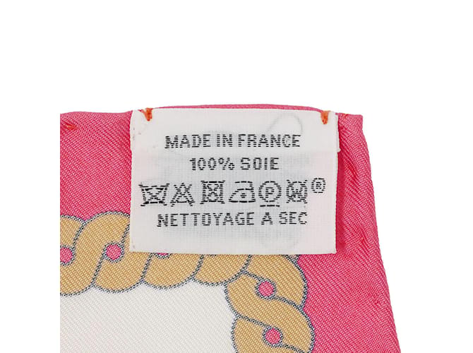 Berline Hermès Hermes rosa Seidenschal Pink - Ansicht 5