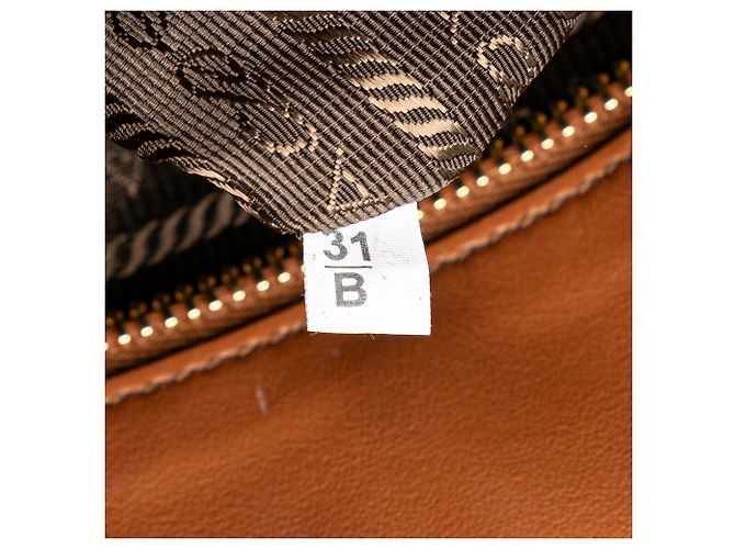 Prada Brown Small Canvas Symbole Triangolo Satchel - view 7