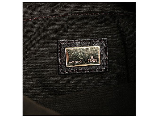 Fendi Beige Zucchino Canvas Crossbody - vista 6