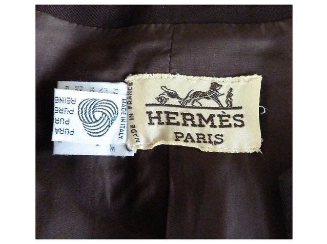 Hermès Brown Wool Jacket - view 2