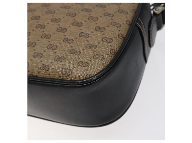 Gucci Borsa a spalla Micro GG Supreme PVC Marrone 001 256 1189 Auth BA1925 - vista 15