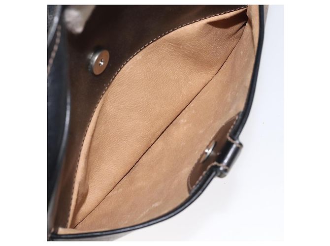 Gucci Borsa a spalla Micro GG Supreme PVC Marrone 001 256 1189 Auth BA1925 - vista 22
