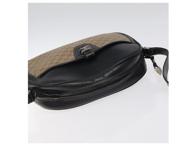 Gucci Borsa a spalla Micro GG Supreme PVC Marrone 001 256 1189 Auth BA1925 - vista 6