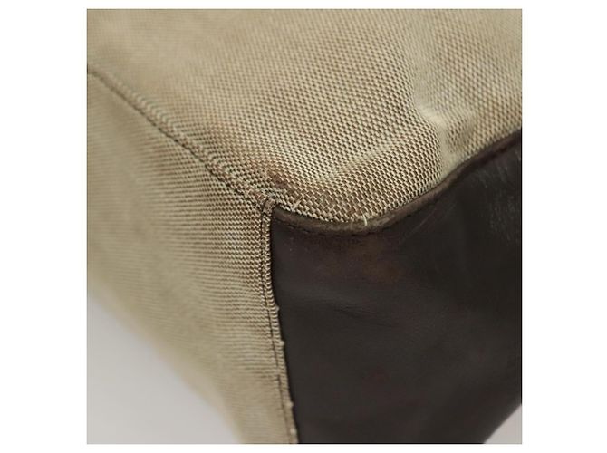 Borsa a Spalla GUCCI in Tela Grigia Argento 77112 Auth ti3094 - vista 17