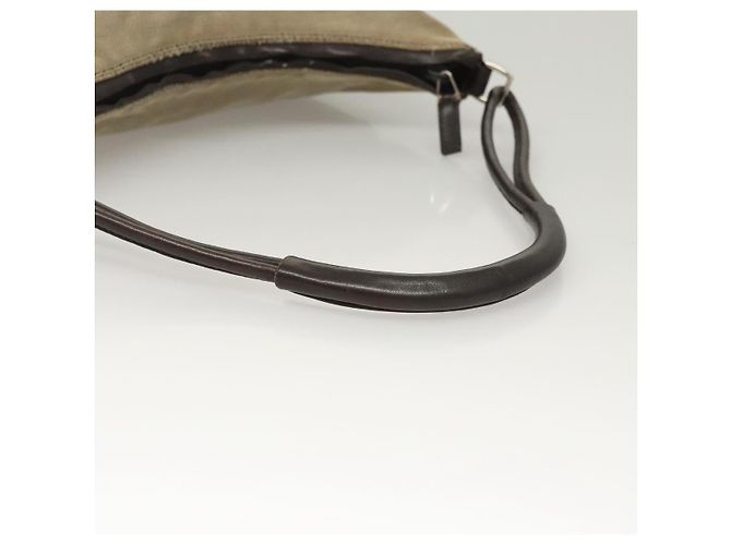 Borsa a Spalla GUCCI in Tela Grigia Argento 77112 Auth ti3094 - vista 7
