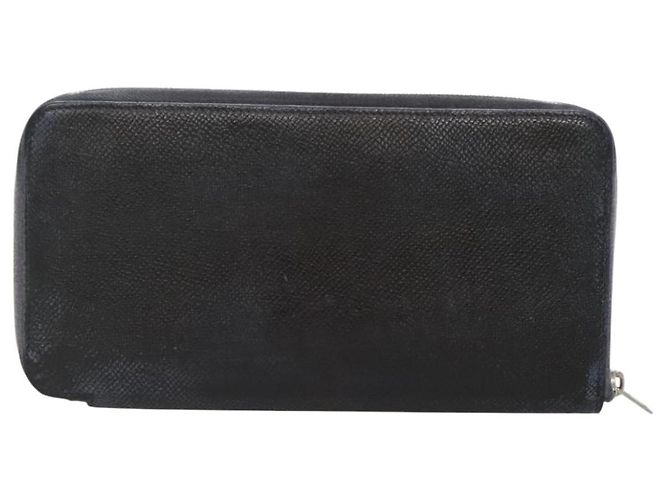 Hermès HERMES Portafoglio Lungo in Pelle Blu Navy Auth bs25774 - vista 13