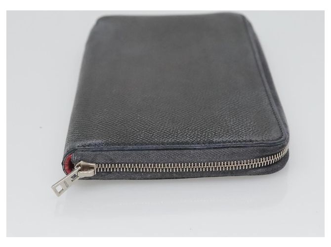 Hermès HERMES Portafoglio Lungo in Pelle Blu Navy Auth bs25774 - vista 4