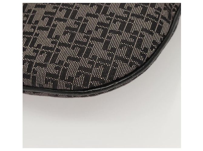 Borsa a spalla LOEWE in tela blu navy argento autentica sw762 - vista 15