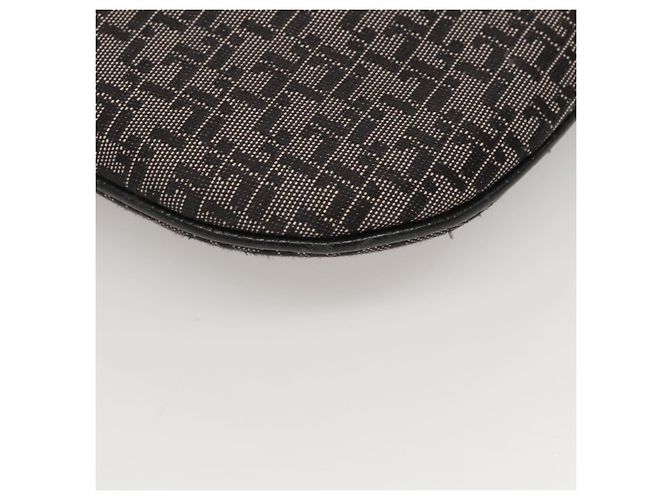 Borsa a spalla LOEWE in tela blu navy argento autentica sw762 - vista 9