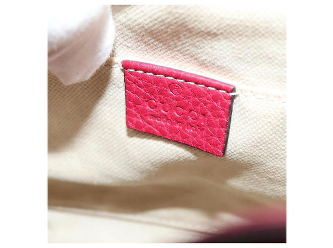 GUCCI Bamboo Rucksack Leder Outlet Pink 370833 Auth bs25742 - Ansicht 18
