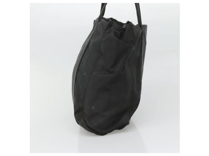 Borsa a spalla PRADA in nylon nero argento autentica bs25600 - vista 4