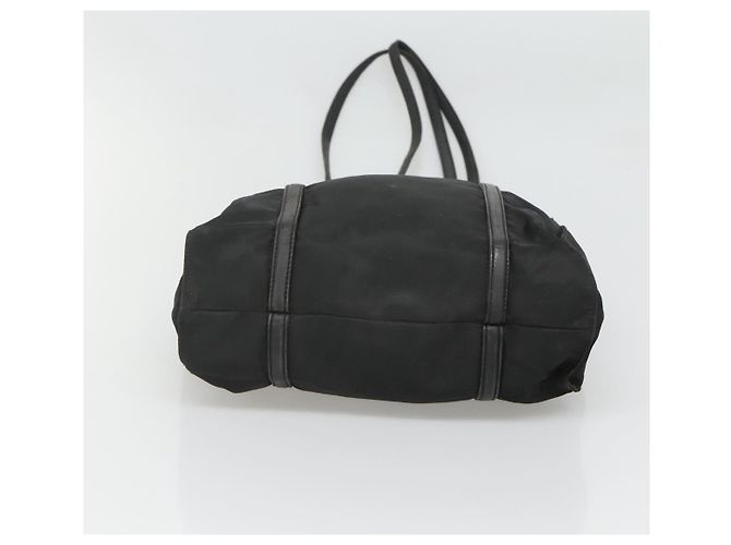 Borsa a spalla PRADA in nylon nero argento autentica bs25600 - vista 5