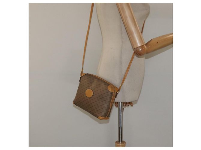 Gucci Borsa a spalla Micro GG Supreme PVC Beige Oro 007 115 0093 Auth BA1805 D'oro - vista 22
