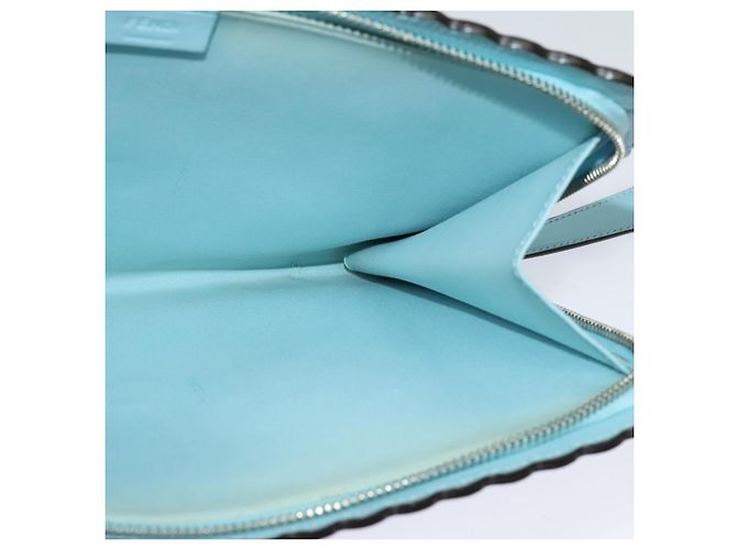 Borsa a mano FENDI in pelle azzurro chiaro Auth bs25680 Blu chiaro - vista 17