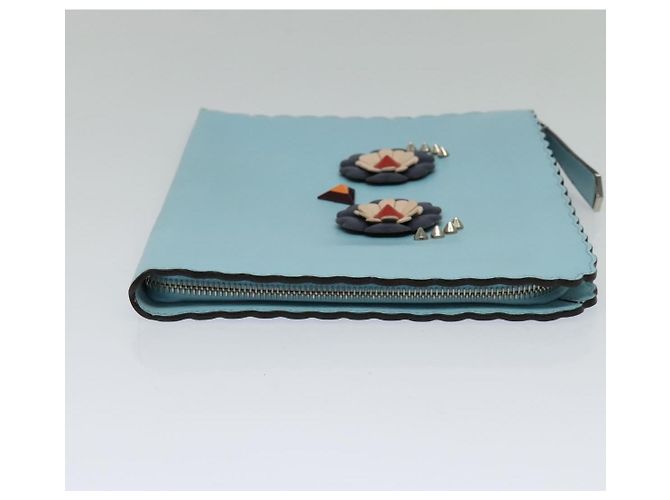 Borsa a mano FENDI in pelle azzurro chiaro Auth bs25680 Blu chiaro - vista 4