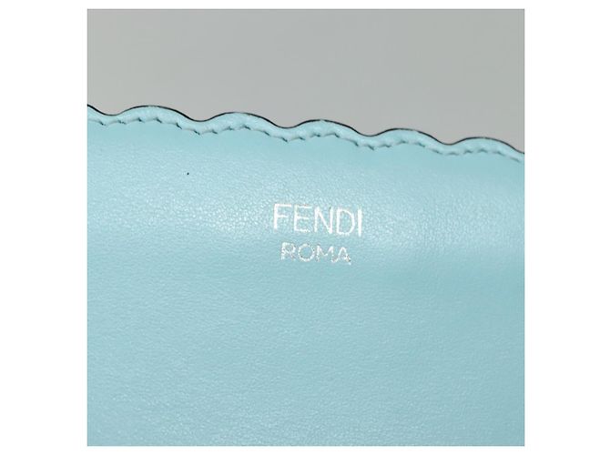 Borsa a mano FENDI in pelle azzurro chiaro Auth bs25680 Blu chiaro - vista 9