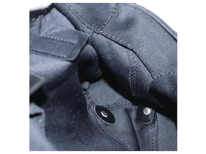 FENDI Handtasche aus schwarzem Nylon mit Silber authentisch 122023 - Ansicht 19