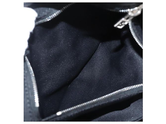 FENDI Handtasche aus schwarzem Nylon mit Silber authentisch 122023 - Ansicht 21