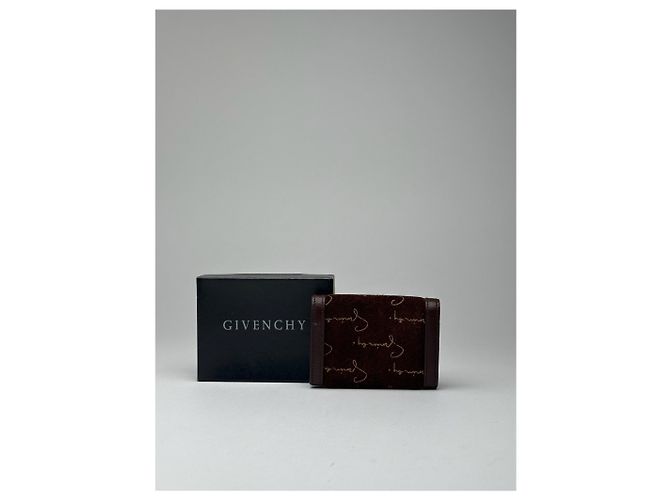 Vintage Givenchy Leather Key Holder Brown - view 2