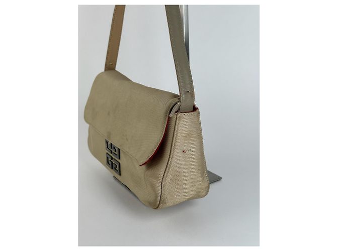Vintage Givenchy 4G Tasche beige - Ansicht 9
