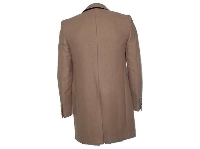 Saint Laurent, Kaschmirmantel in Camel 2019 Braun - Ansicht 3