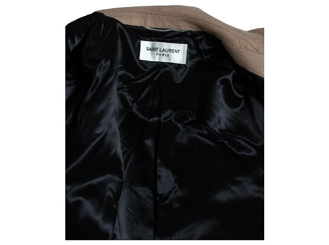 Saint Laurent, Kaschmirmantel in Camel 2019 Braun - Ansicht 5