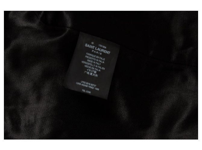 Saint Laurent, schwarze Lederjacke von 2016 - Ansicht 5