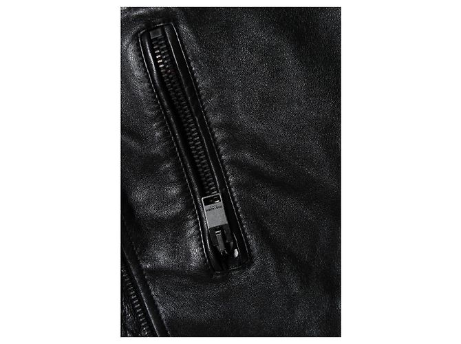 Saint Laurent, schwarze Lederjacke von 2016 - Ansicht 6
