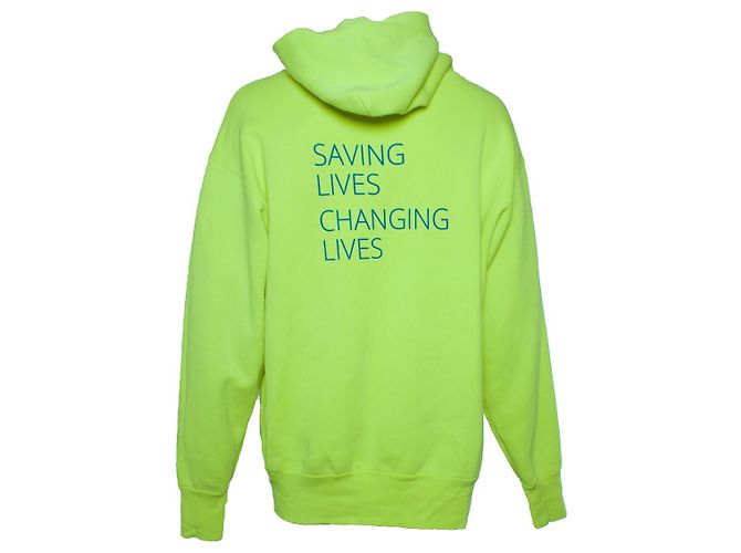 Sudadera neón amarilla del programa de alimentos Balenciaga Amarillo - vista 3