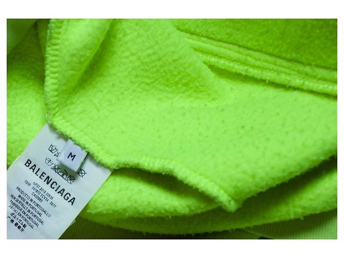 Sudadera neón amarilla del programa de alimentos Balenciaga Amarillo - vista 7