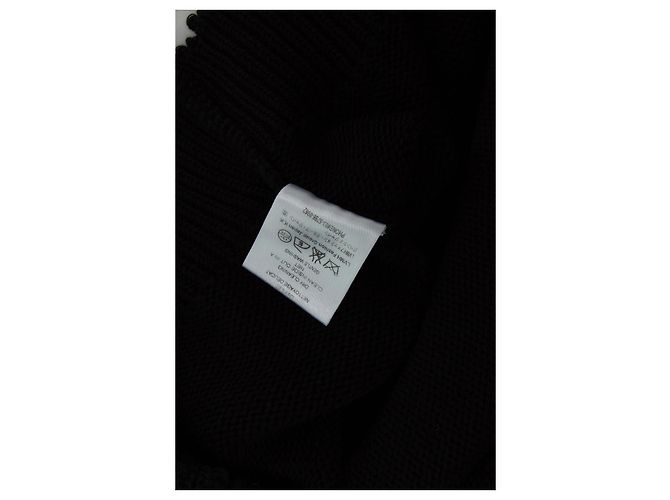Pull en coton tricoté avec logo Givenchy Noir - vue 6