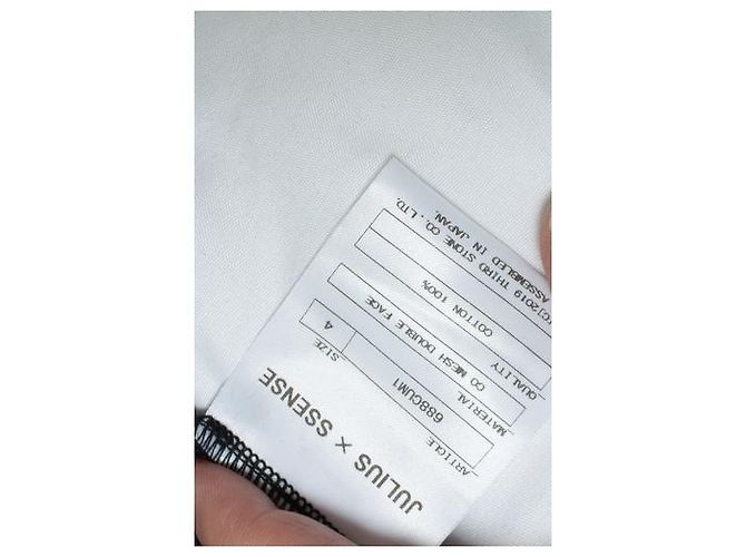 Autre Marque Julius x ssense, cuello alto negro asimétrico Verde - vista 5