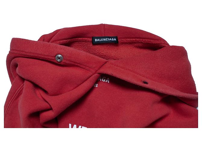 Balenciaga, Hoodie des Welternährungsprogramms in Rot - Ansicht 5