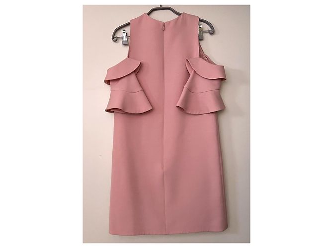 Abito Louis Vuitton Rosa in Lana e Seta - vista 10