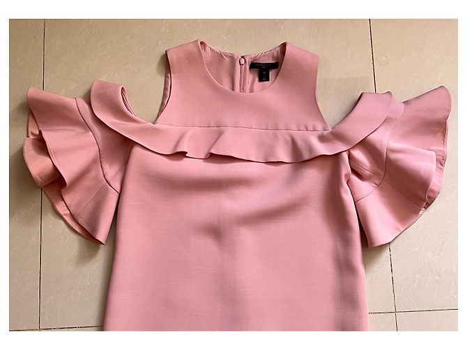Abito Louis Vuitton Rosa in Lana e Seta - vista 12