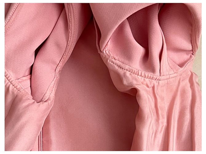 Abito Louis Vuitton Rosa in Lana e Seta - vista 18