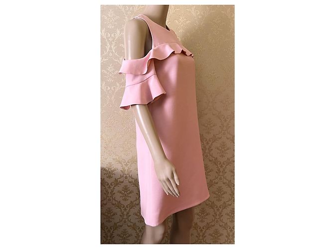 Abito Louis Vuitton Rosa in Lana e Seta - vista 7