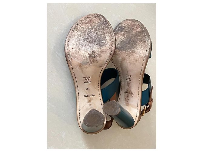 Sandali Louis Vuitton in pelle Multicolore - vista 16
