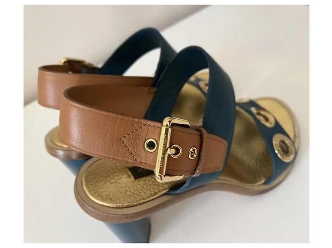 Sandali Louis Vuitton in pelle Multicolore - vista 3