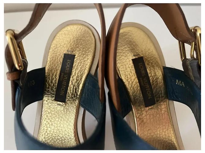 Sandali Louis Vuitton in pelle Multicolore - vista 4