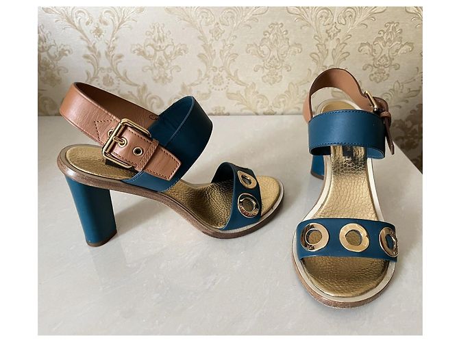 Sandali Louis Vuitton in pelle Multicolore - vista 9