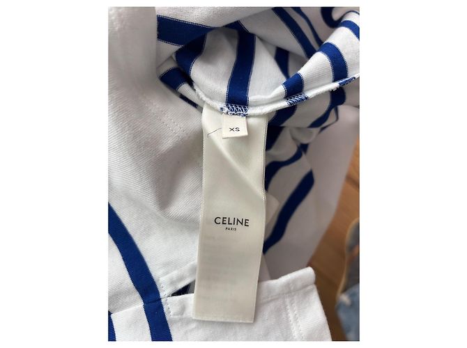 Marinière Céline de algodón rayada azul y blanco - vista 6