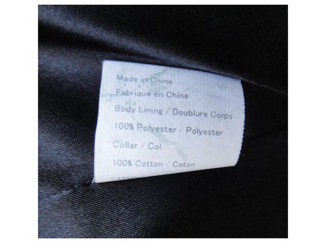 Paul & Joe Jacke Schwarz Baumwolle Größe 38 - Ansicht 5