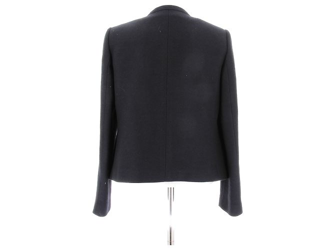 Giorgio Armani Navy Blue Wool Jacket Size 44 - view 2