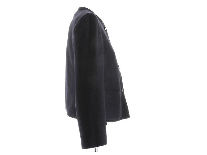 Giorgio Armani Navy Blue Wool Jacket Size 44 - view 3